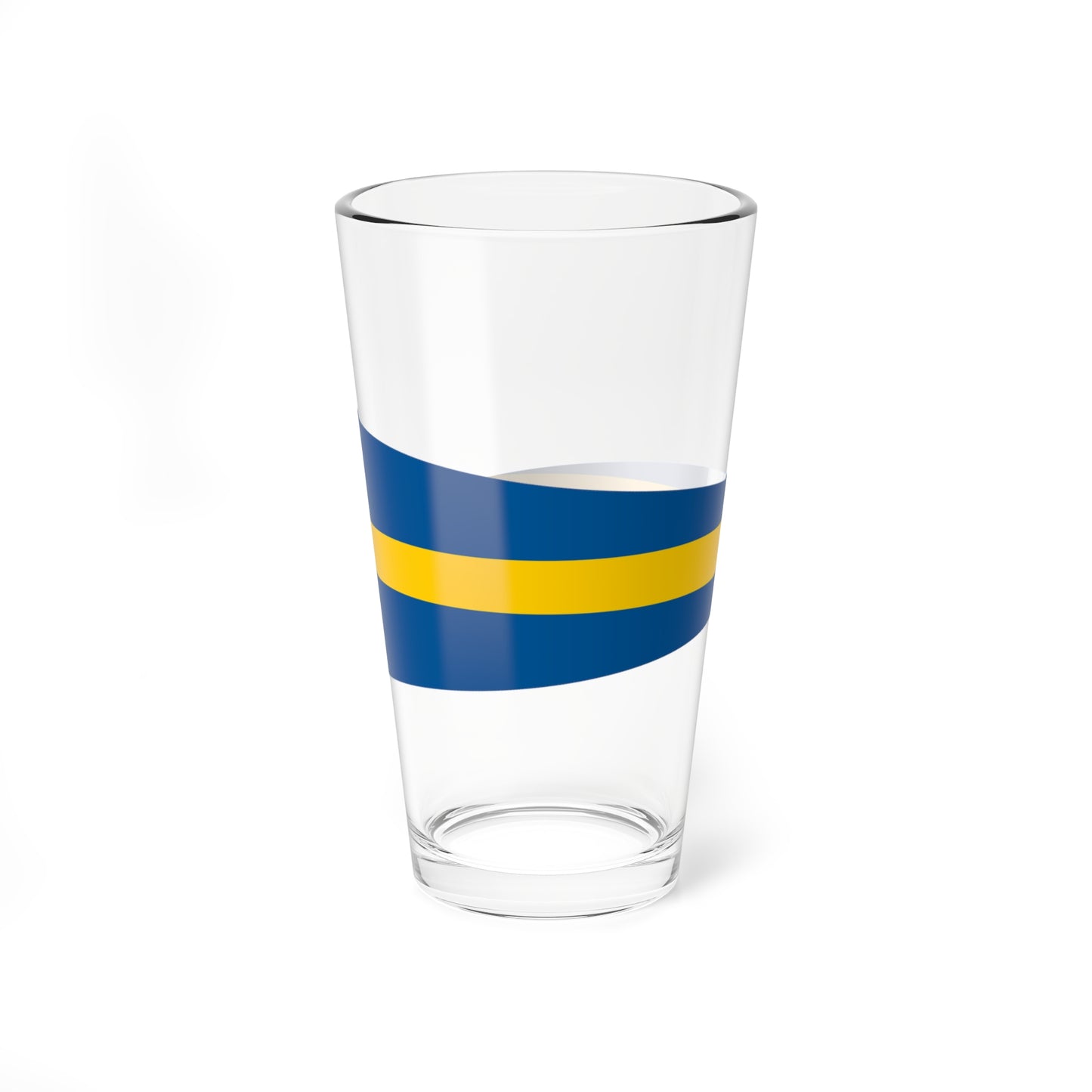 Naval Rank Flag of Sweden - Aldste chef (Sweden) Pint Glass 16oz