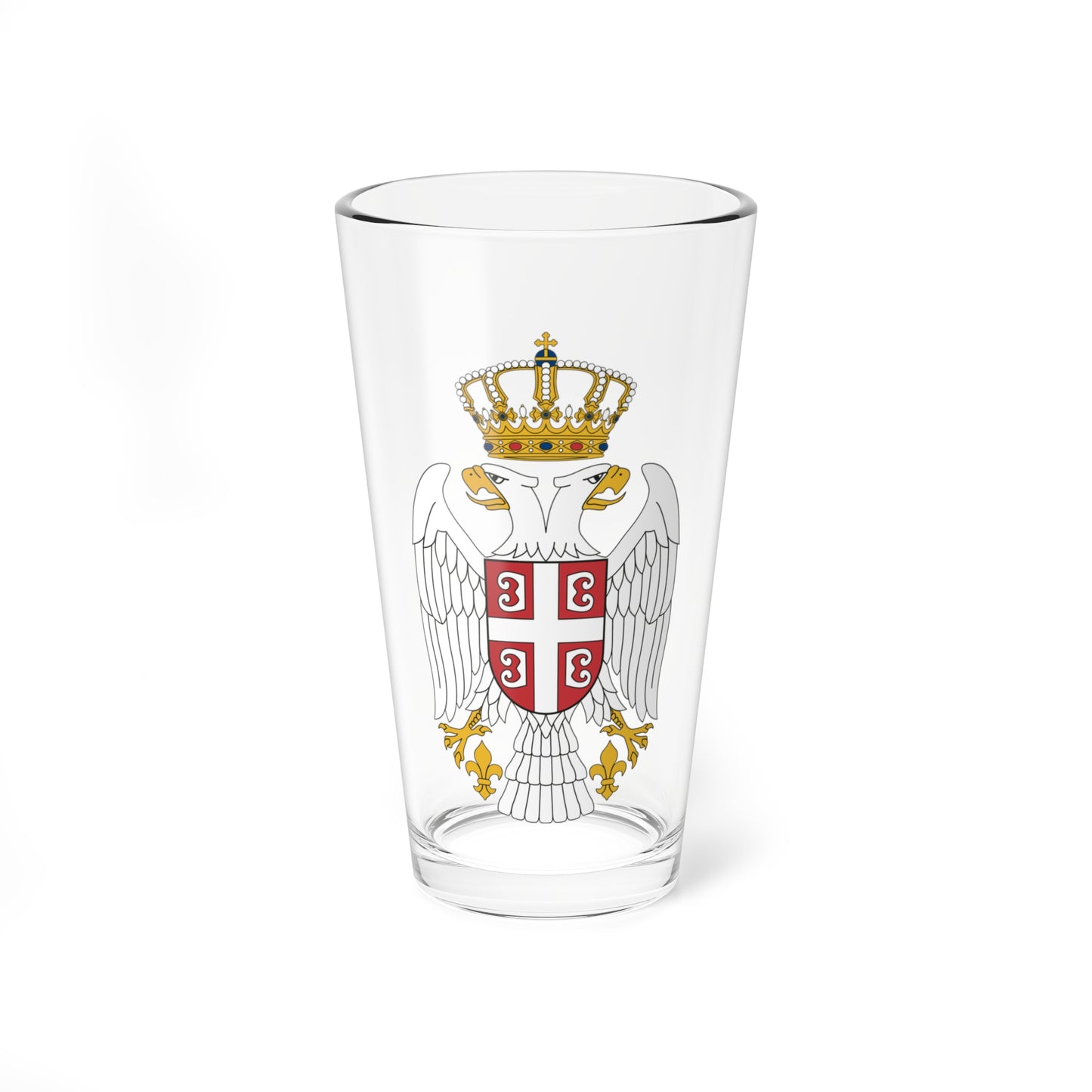 Serbian Eagle (Serbia) (Coat of Arms) Pint Glass 16oz