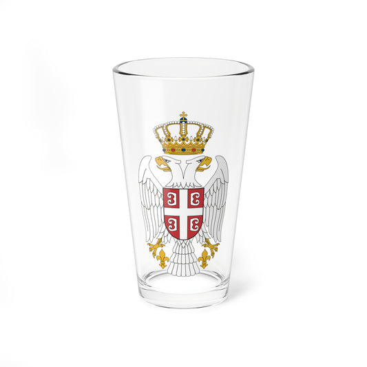 Serbian Eagle (Serbia) (Coat of Arms) Pint Glass 16oz