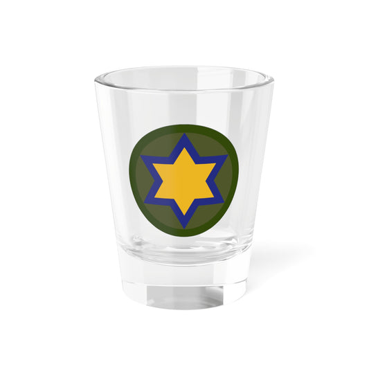 Verre à liqueur de la 66e division de cavalerie américaine (armée américaine) 1,5 oz