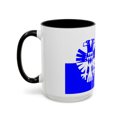 Flag of Arnhem the capital city of the largest province of Gelderland Netherlands - Accent Coffee Mug