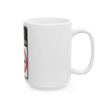 NYCDOT SR-1801 (New York) (Road Sign) White Coffee Mug