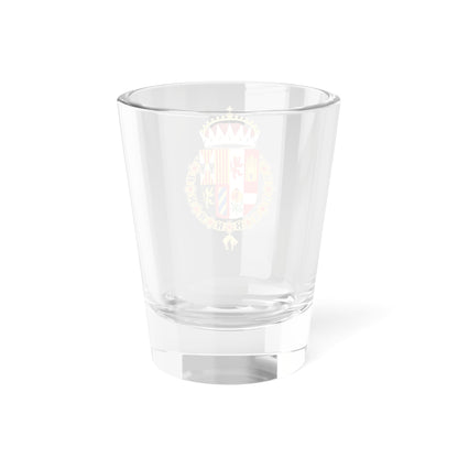 Lesser Coat of Arms of Charles V as Prince of Spains Archduke of Austria and Duke of Burgundy (Spain) (Coat of Arms) Shot Glass 1.5oz