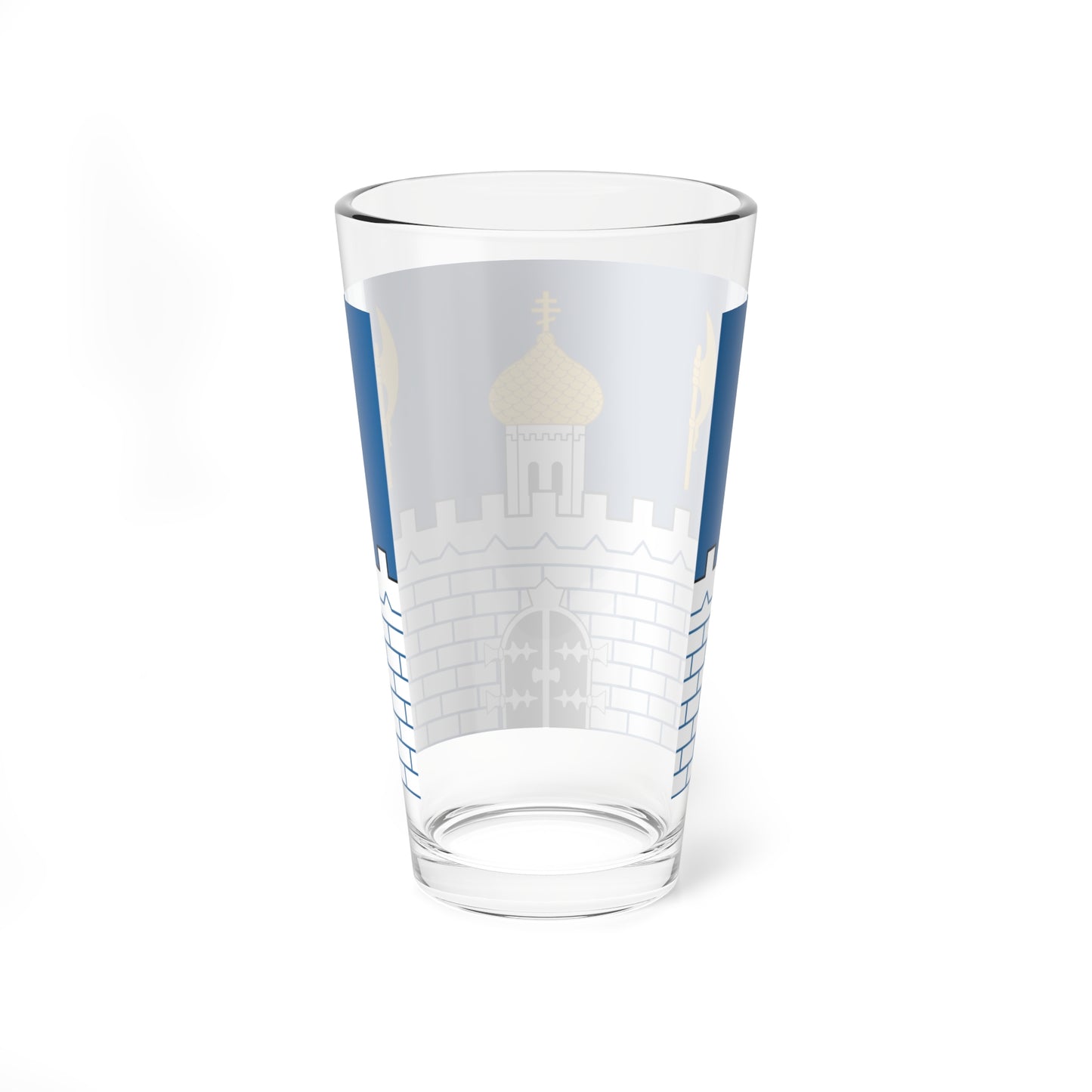 Flag of Sergiev Posad Moscow oblast (Russia) Pint Glass 16oz