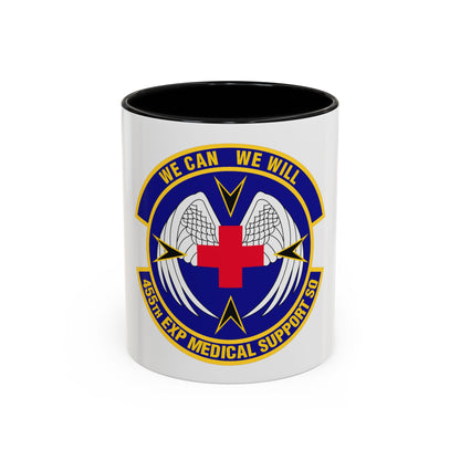 455th Expeditionary Medical Support Squadron (U.S. Air Force) Accent Coffee Mug