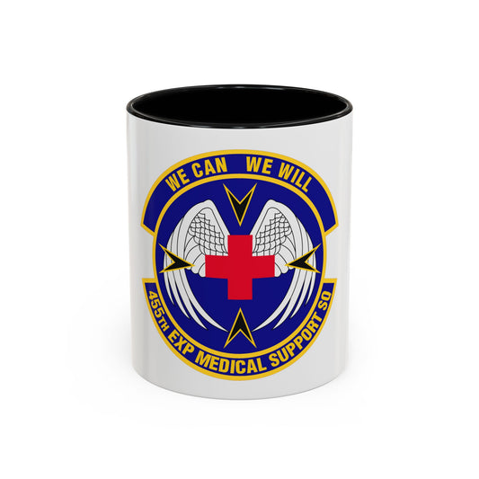 455th Expeditionary Medical Support Squadron (U.S. Air Force) Accent Coffee Mug