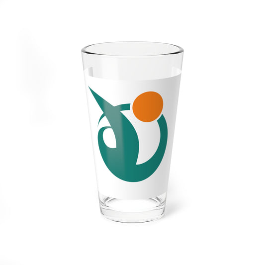 Flag of Murakami Niigata (Japan) Pint Glass 16oz
