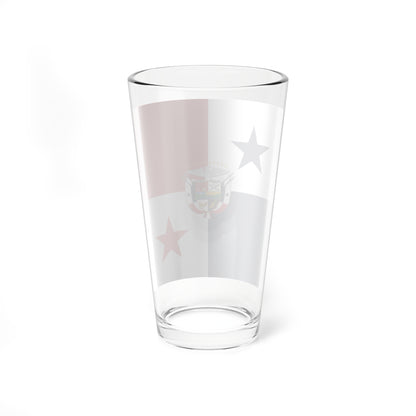 Presidential Flag of Panama Square (Panama) Pint Glass 16oz