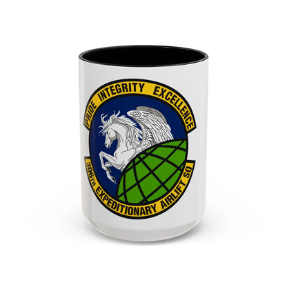 306th Expeditionary Airlift Squadron (U.S. Air Force) Accent Coffee Mug