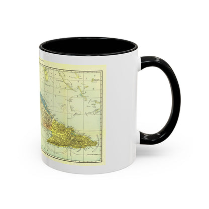 Central America - Cuba (1906) (Map) Accent Coffee Mug
