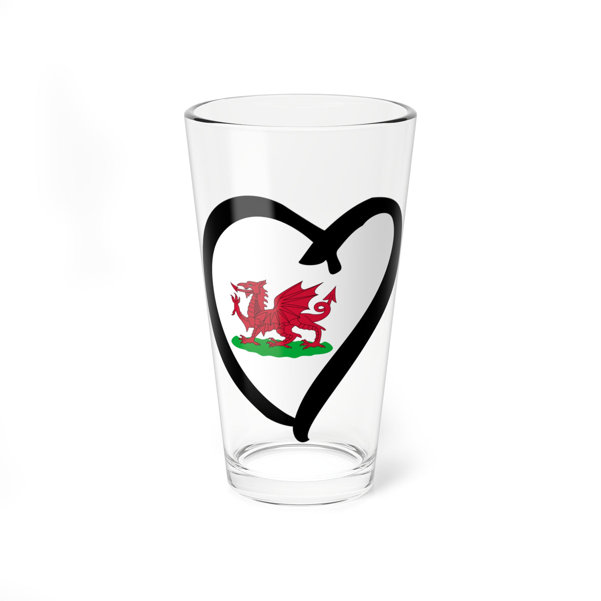EuroWalesAnterior 1807-1953 (United Kingdom) Pint Glass 16oz