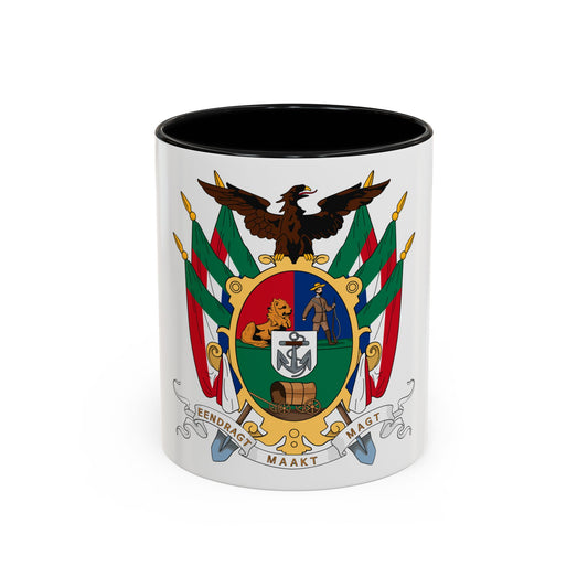 Coat of arms of the South African Republic - Accent Coffee Mug