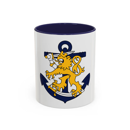 Coat of Arms of Finnish Navy - Accent Coffee Mug