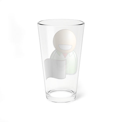 Nuvola Bolivian man icon (Bolivia) Pint Glass 16oz
