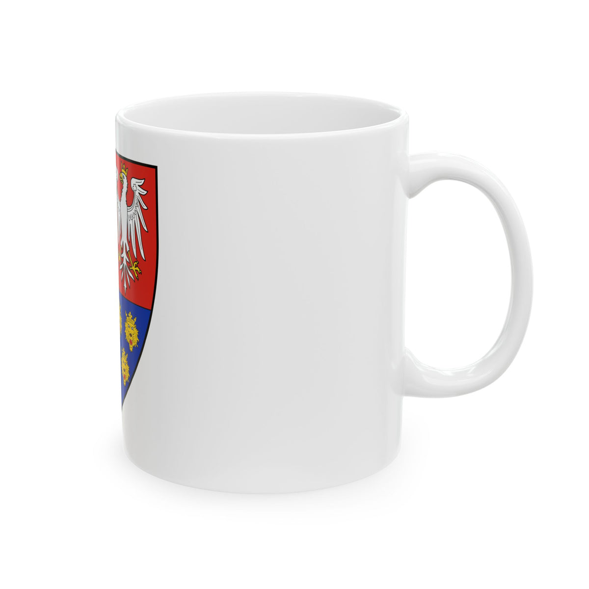 Coat of arms of Louis I of Hungary (1370) - White Coffee Mug