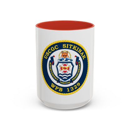 USCGC Sitkinak WPB 1329 (U.S. Coast Guard) Accent Coffee Mug
