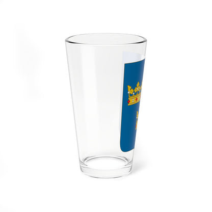 Shield of arms of Sweden (Sweden) (Coat of Arms) Pint Glass 16oz
