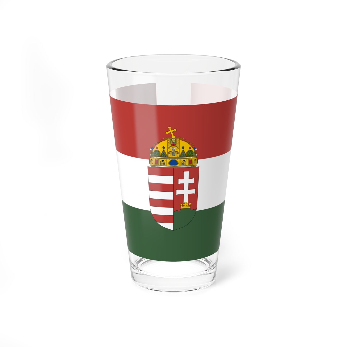 State Flag of Hungary 1995 proposal 1-2 aspect ratio (Hungary) Pint Glass 16oz