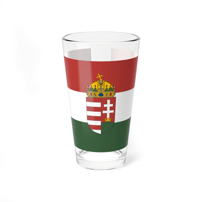 State Flag of Hungary 1995 proposal 1-2 aspect ratio (Hungary) Pint Glass 16oz