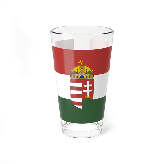 State Flag of Hungary 1995 proposal 1-2 aspect ratio (Hungary) Pint Glass 16oz