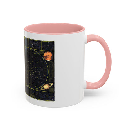 Heavens. The (1970) (Map) Accent Coffee Mug