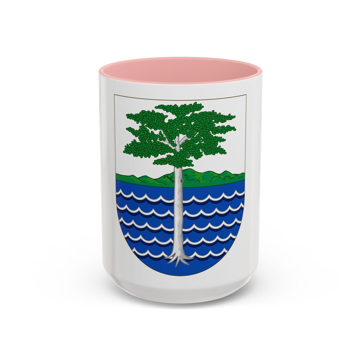 Coat of Arms of the Portuguese and Spanish Guinea - Accent Coffee Mug