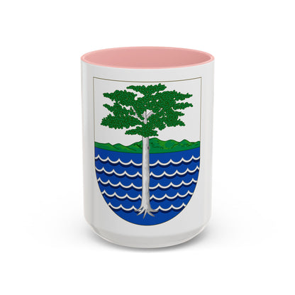 Coat of Arms of the Portuguese and Spanish Guinea - Accent Coffee Mug