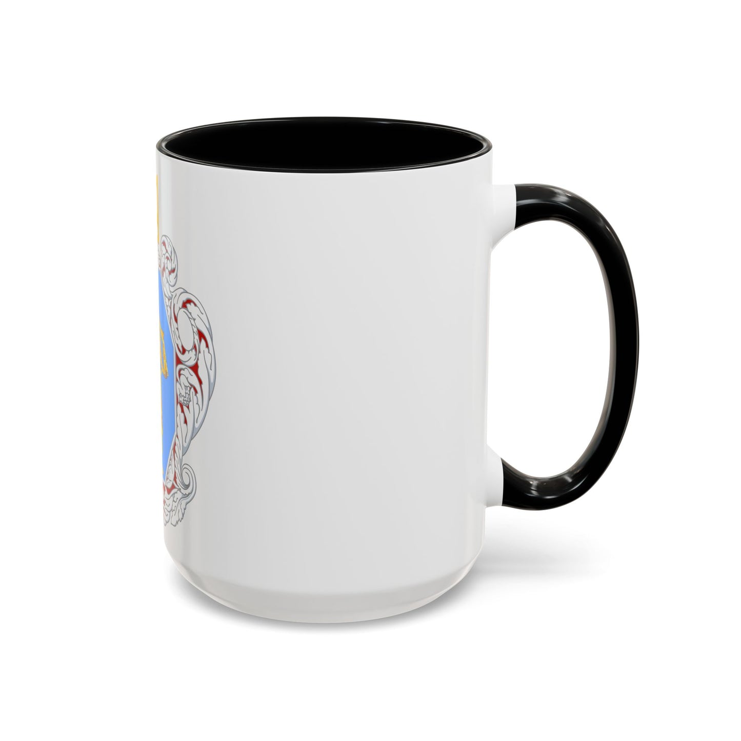 Coat of Arms of the Ukrainian State - Accent Coffee Mug