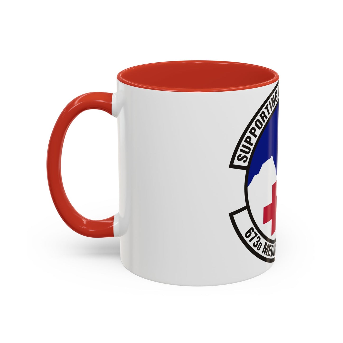 673d Medical Support Squadron (U.S. Air Force) Accent Coffee Mug