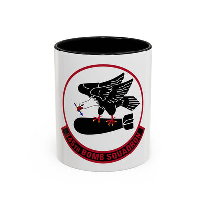 345 Bomb Squadron AFRC (U.S. Air Force) Accent Coffee Mug