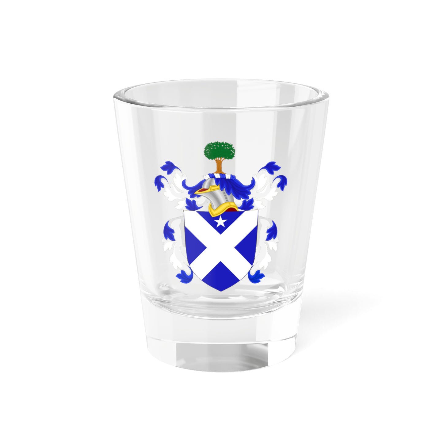 Coat of Arms of Edward Antill (United States) (Coat of Arms) Shot Glass 1.5oz