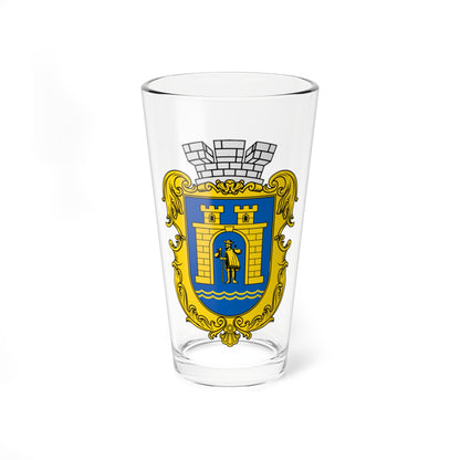 Coat of arms Stryi (Ukraine) (Coat of Arms) Pint Glass 16oz