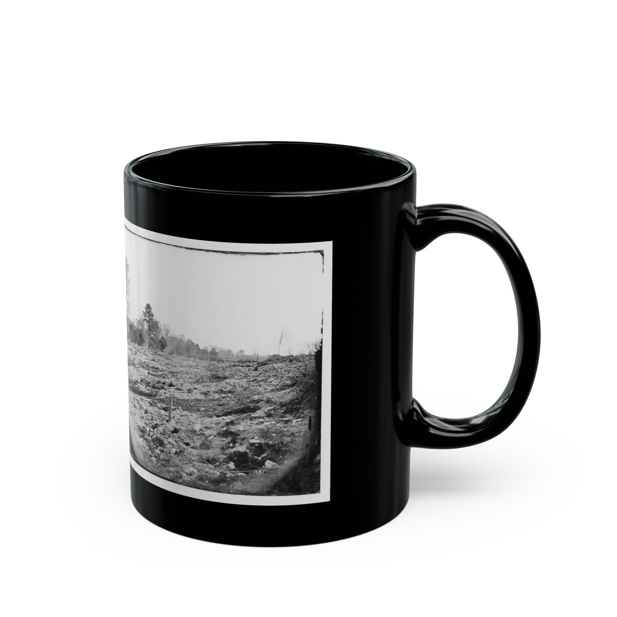 Cold Harbor, Va. View Of The Battlefield (U.S. Civil War) Black Coffee Mug