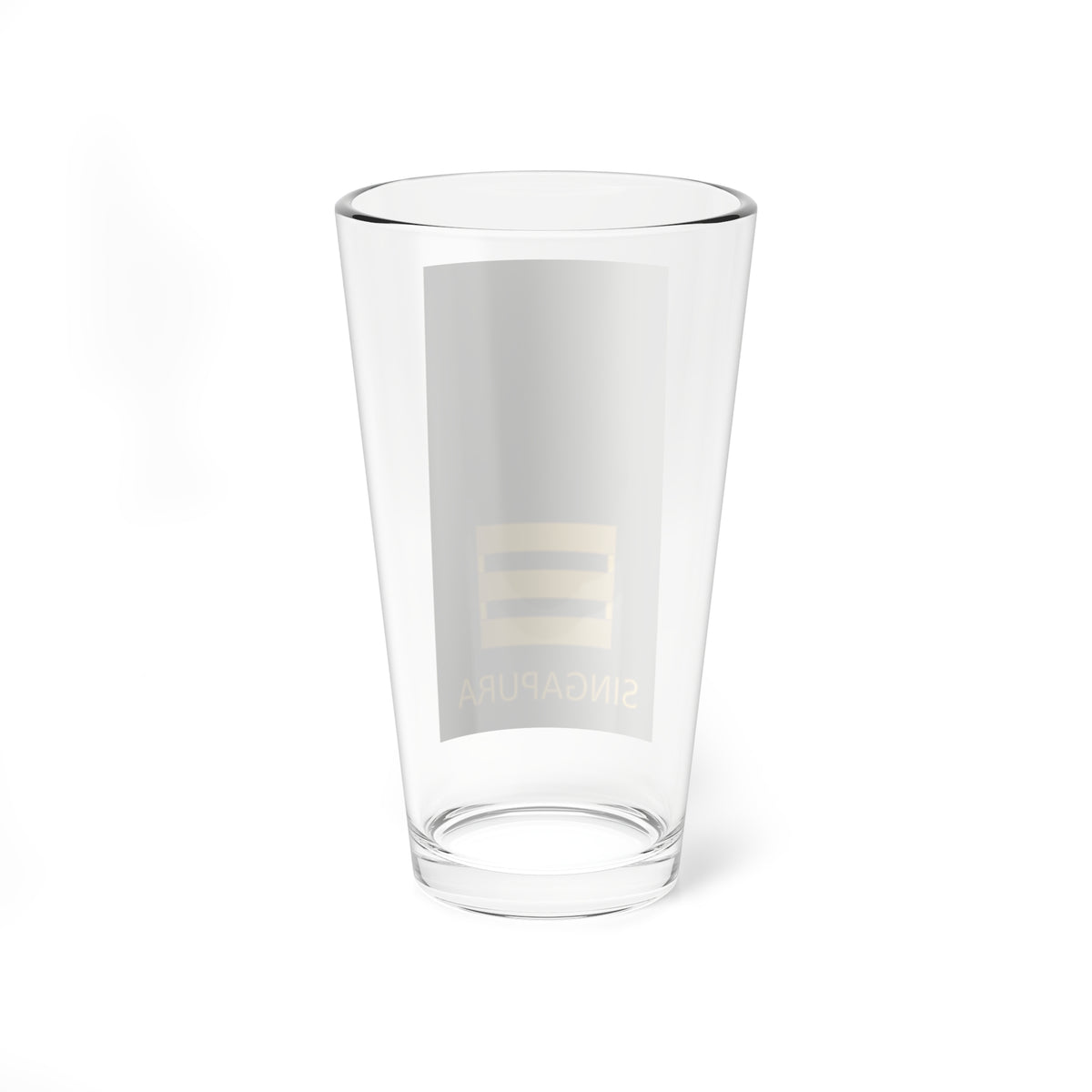 03 RSA OF02 (Singapore) (Military Rank) Pint Glass 16oz