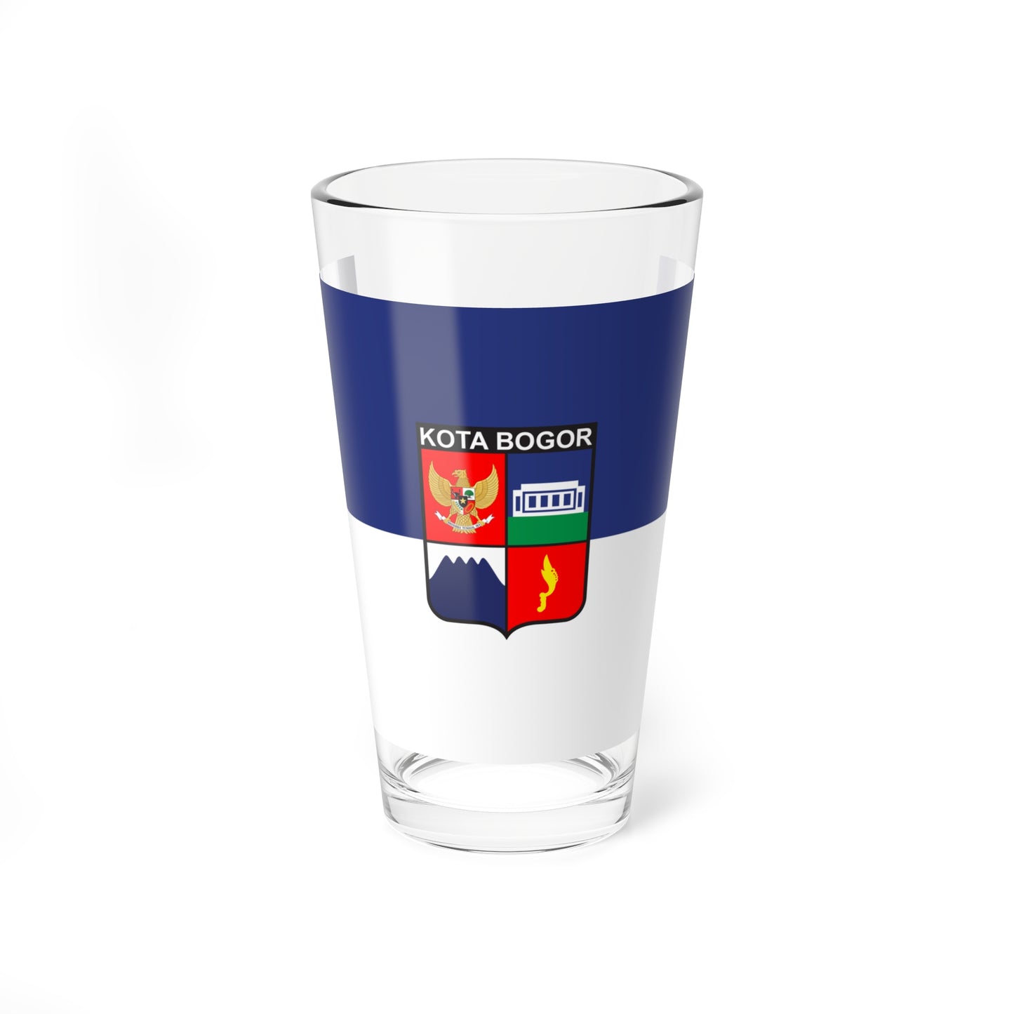 City Flag of Bogor (Indonesia) Pint Glass 16oz