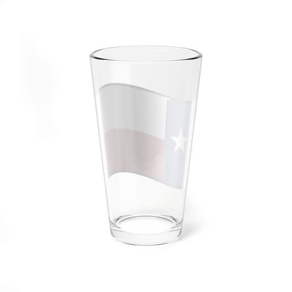 Nuvola Texas flag (United States) Pint Glass 16oz