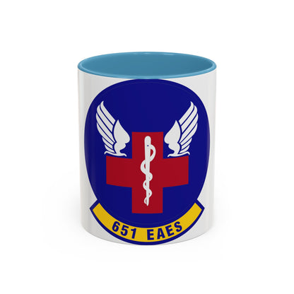 651st Expeditionary Aeromedical Evacuation Squadron (U.S. Air Force) Accent Coffee Mug