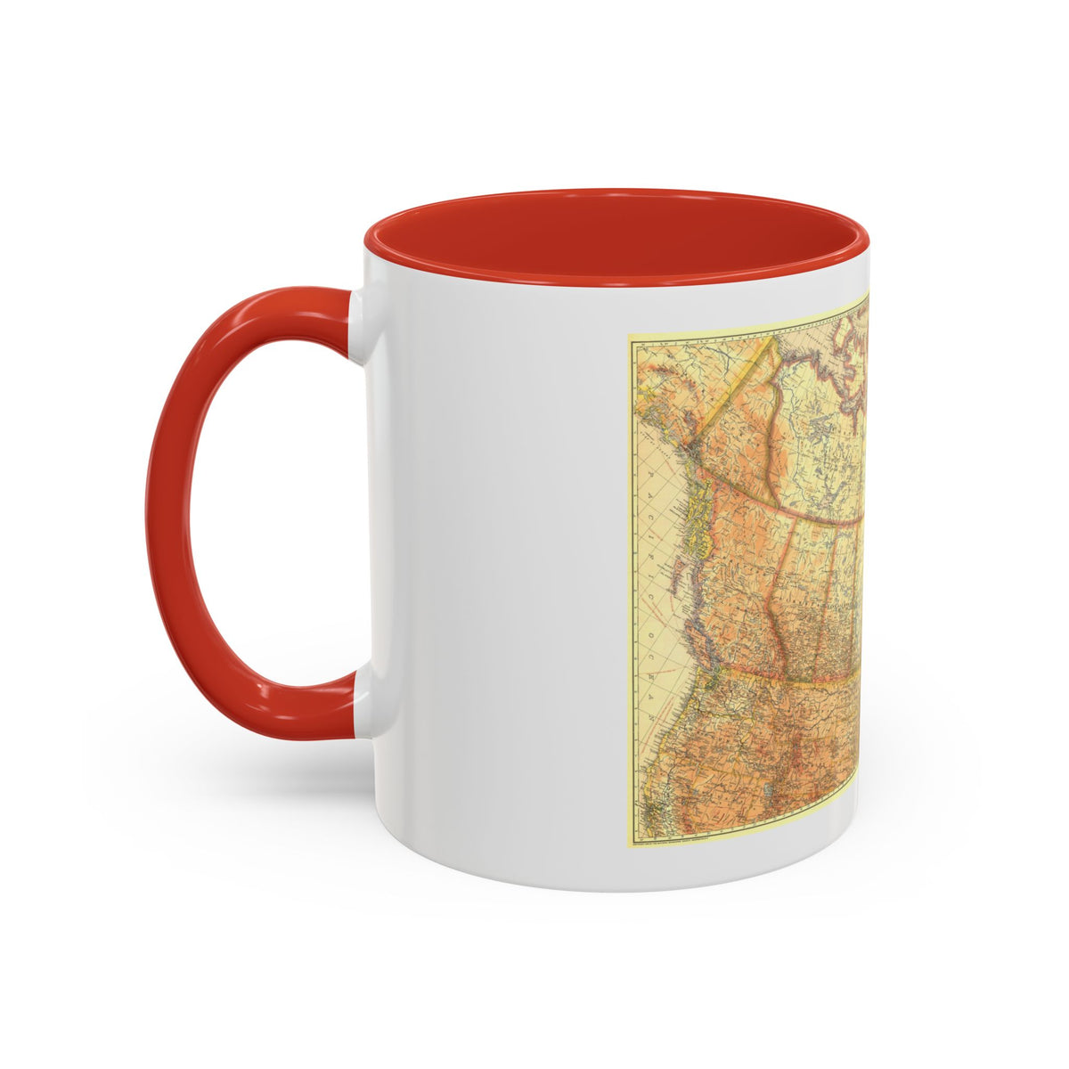 Canada (1936) (Map) Accent Coffee Mug