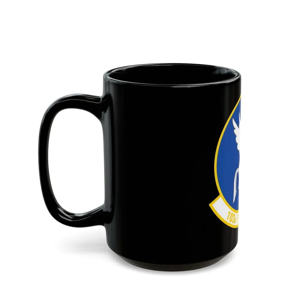 103d Fighter Squadron (U.S. Air Force) Black Coffee Mug-Go Mug Yourself