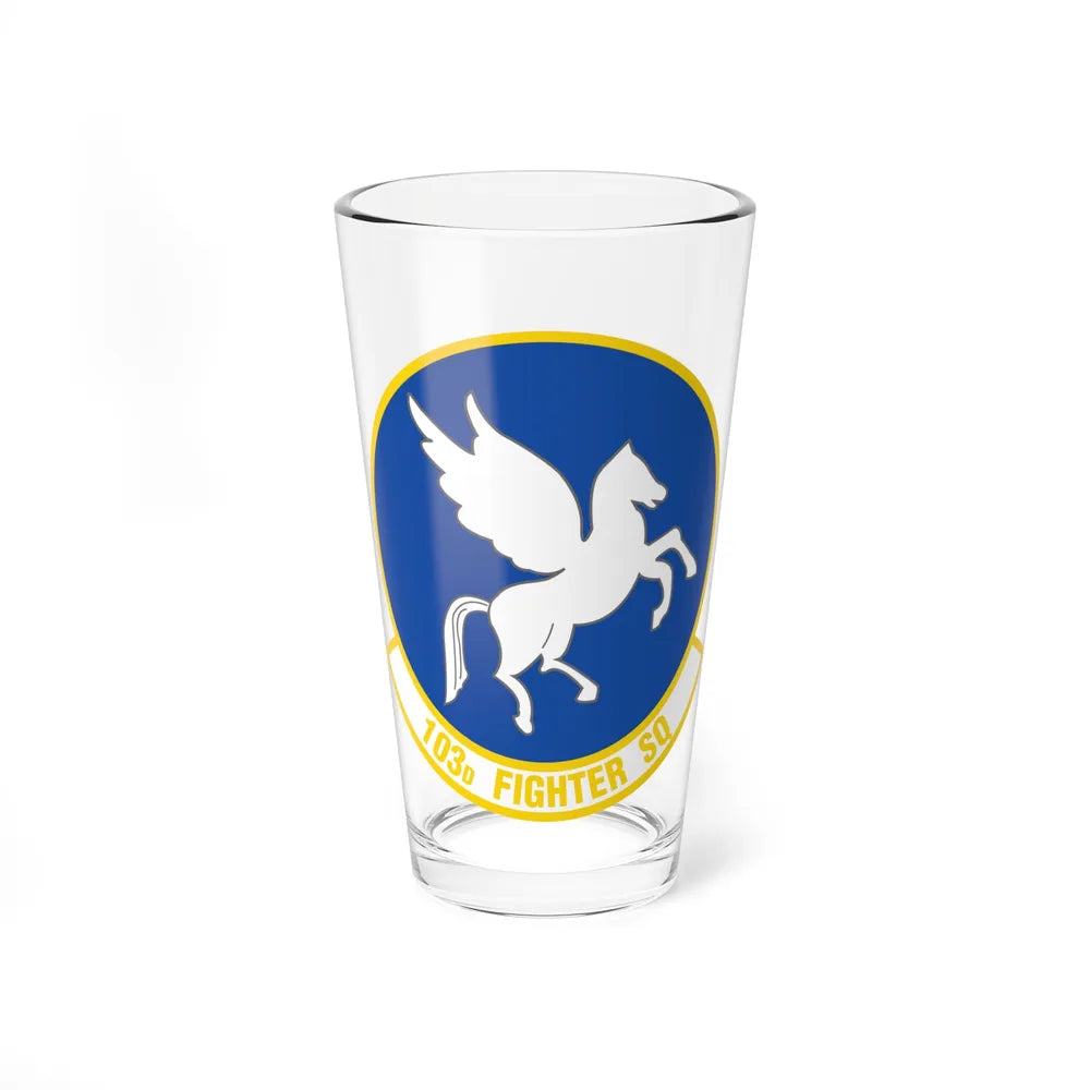 103d Fighter Squadron (U.S. Air Force) Pint Glass 16oz-16oz-Go Mug Yourself