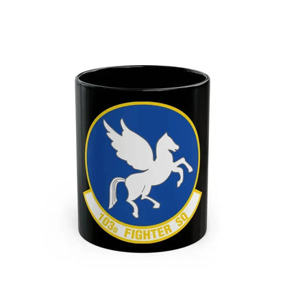 103d Fighter Squadron (U.S. Air Force) Black Coffee Mug 11oz - Go Mug Yourself