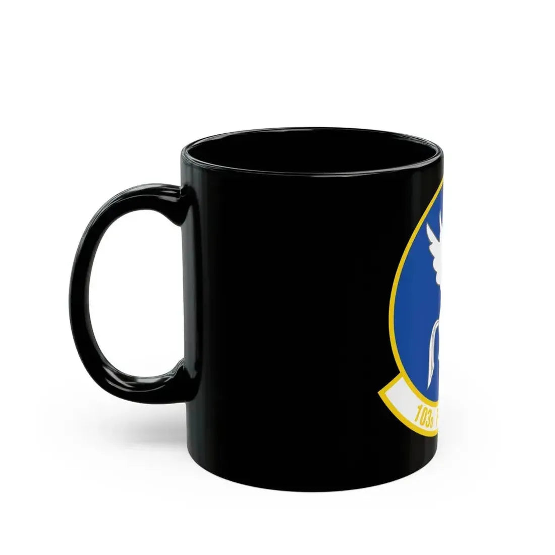 103d Fighter Squadron (U.S. Air Force) Black Coffee Mug - Go Mug Yourself