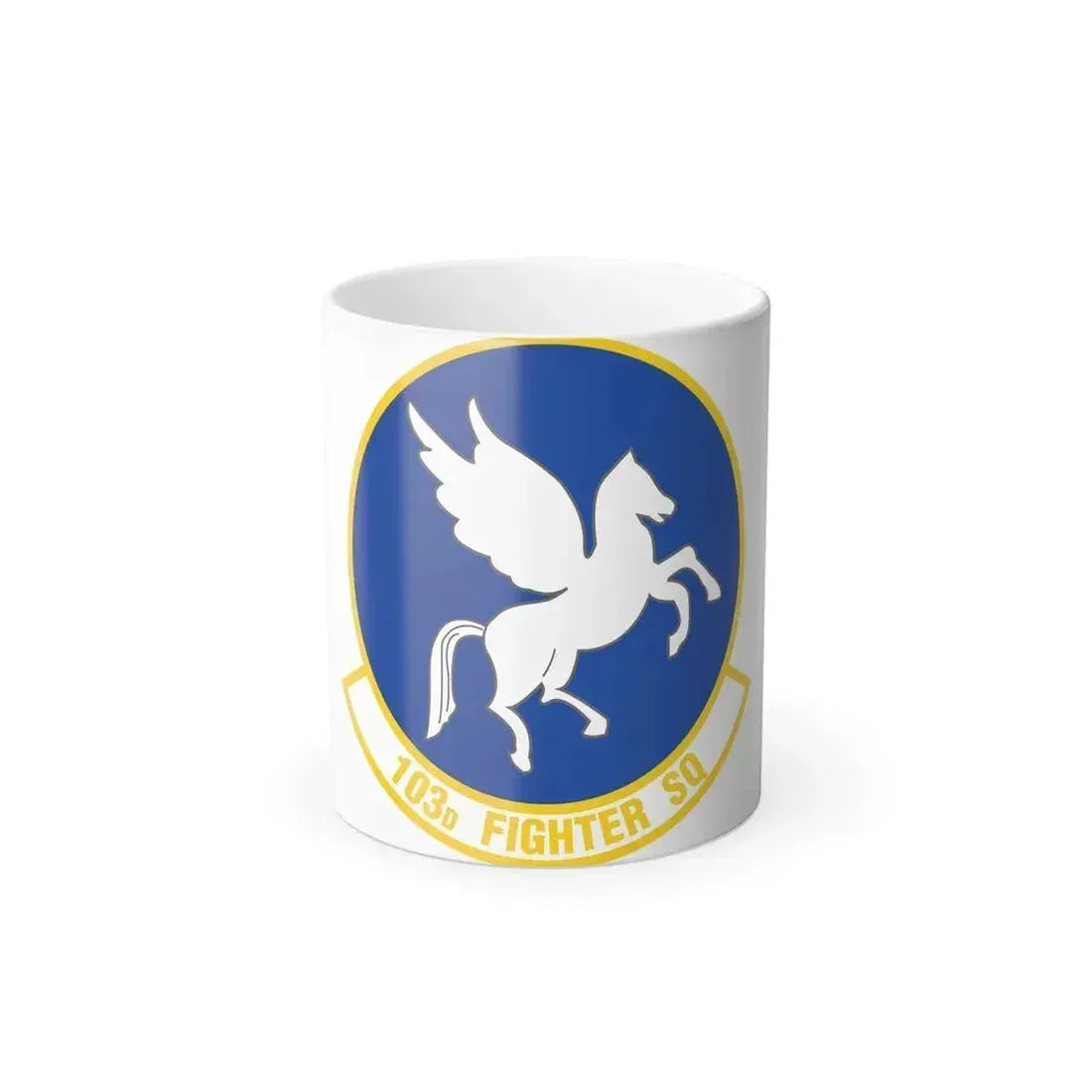 103d Fighter Squadron (U.S. Air Force) Color Changing Mug 11oz - Go Mug Yourself