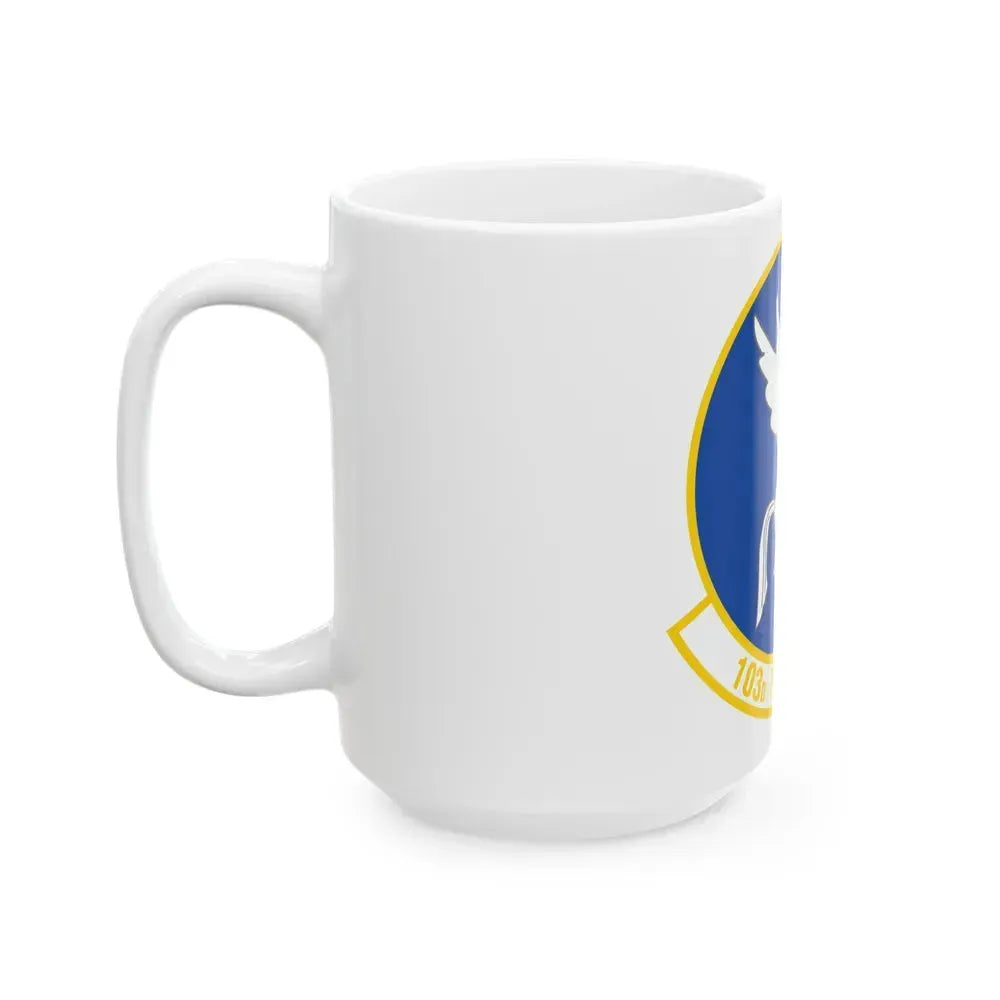 103d Fighter Squadron (U.S. Air Force) White Coffee Mug - Go Mug Yourself