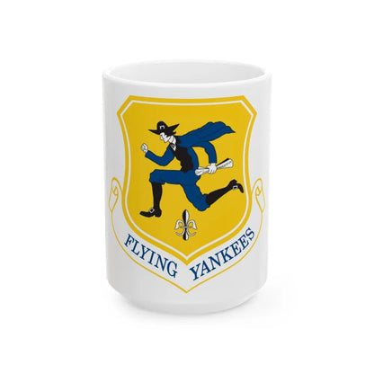 103rd Airlift Wing (U.S. Air Force) White Coffee Mug-15oz-Go Mug Yourself