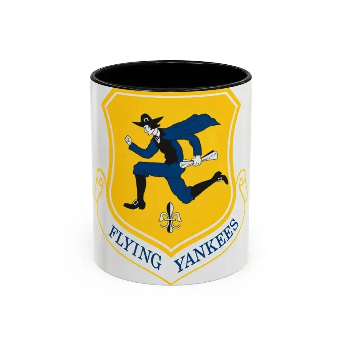 103rd Airlift Wing (U.S. Air Force) Accent Coffee Mug 11oz Black - Go Mug Yourself