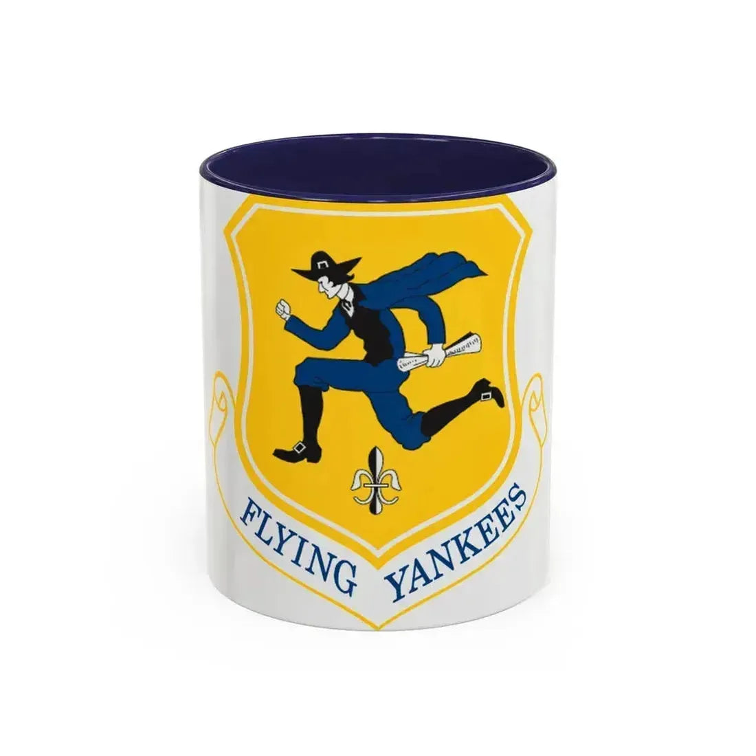 103rd Airlift Wing (U.S. Air Force) Accent Coffee Mug 11oz Navy - Go Mug Yourself