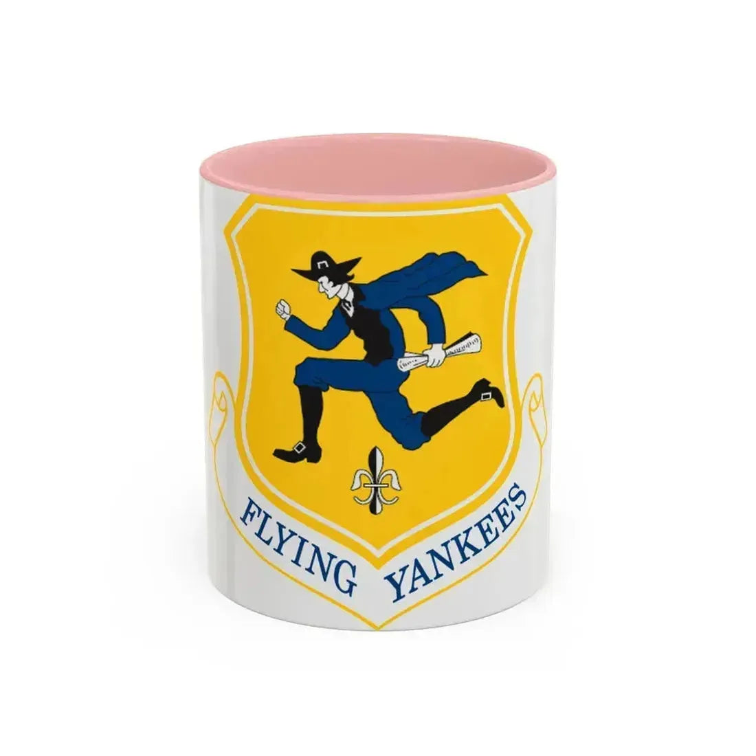 103rd Airlift Wing (U.S. Air Force) Accent Coffee Mug 11oz Pink - Go Mug Yourself