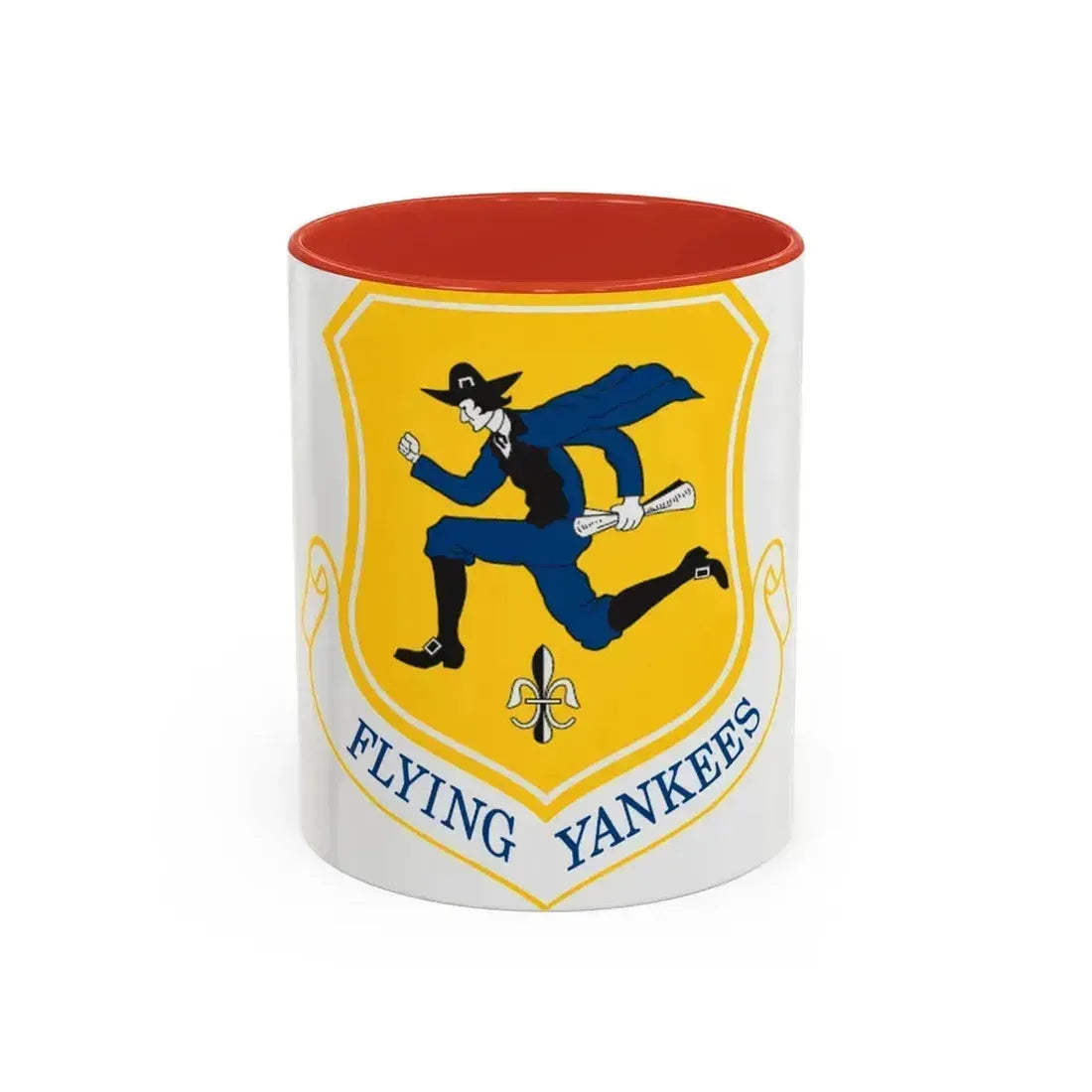 103rd Airlift Wing (U.S. Air Force) Accent Coffee Mug 11oz Red - Go Mug Yourself