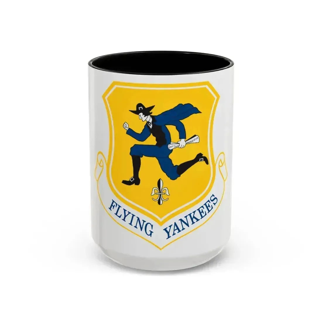 103rd Airlift Wing (U.S. Air Force) Accent Coffee Mug 15oz Black - Go Mug Yourself